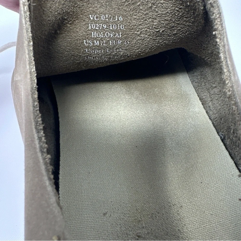 Olukai Holokai Leather Lace Up Boat Shoes Loafers